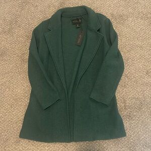 Rachel Zoe hunter green wool blazer